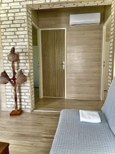 A photo of the living room towards the bedrooms